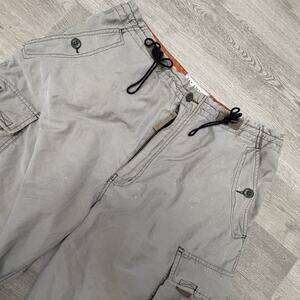 Vintage Abercrombie & Fitch Cargo Shorts Mens Large L Y2K Paratroop Utility